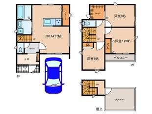 仮)板橋区大山西町A号棟新築工事の物件間取画像